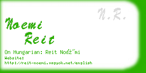 noemi reit business card